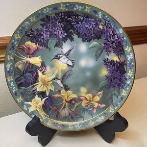 The Bradford Exchange "Enduring Elegance" by Janene Grende #716A Hummingbird